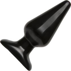 Doc Johnson Classic Smooth Butt Plug, 5.5 Inch, Black