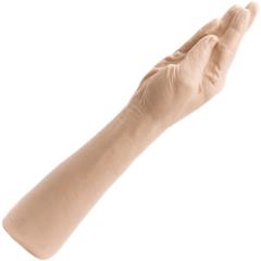 Classic Hand Dildo, 16 Inch, Flesh