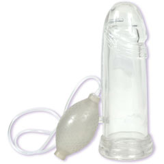Doc Johnson P3 Pliable Penis Pump, 7 Inch by 1.75 Inch, Clear