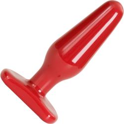 Doc Johnson Red Boy Butt Plug, 5.5 Inch, Red