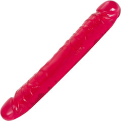 Vivid Toys Essentials Vivid Girl Mercedez Double Dong, 12 Inch, Pink