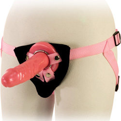 Shane`s World Harness Strap on Set, 7.75 Inch, Erotic Pink