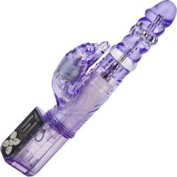 CalExotics Purring Thrusting Panther 9 Speed Personal Vibrator, 10.5 Inch, Purple