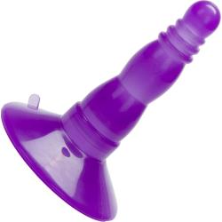 CalExotics Vibro Play Waterproof Butt Plug, 4.75 Inch, Purple