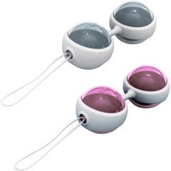 Lelo Luna Silicone Beads Set Pink and Silver