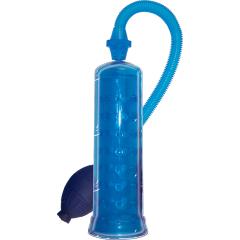 Supersizer II Penis Pump, 8 Inch by 2.25 Inch, Blue