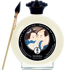 Shunga Flavored Body Painting, 3.5 fl.oz (100 mL), Vanilla and Chocolate Temptation
