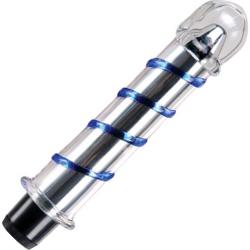 Icicles No. 20 Glass Waterproof Vibrator, 7.5 Inch