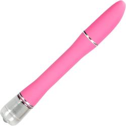 CalExotics Lulu Satin Touch Waterproof Personal Vibrator, 6 Inch, Pink