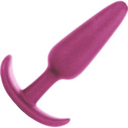 Mood Naughty 1 Series Tapered Silicone Plug, 3.5 Inch, Pink