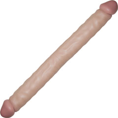 All American Whoppers Waterproof Flexible Double Dong, 18 Inch, Flesh