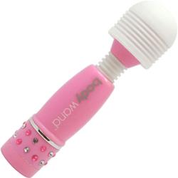BodyWand Waterproof Vibrating Mini Massager, 4 Inch, Pink