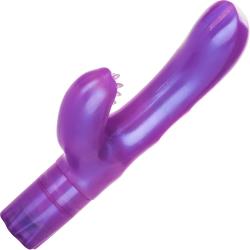 CalExotics G-Kiss Waterproof Feminine Vibe, 7 Inch, Purple