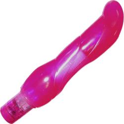 Crystal Caribbean Orion G-Spot Jelle Vibe, 7 Inch, Pink