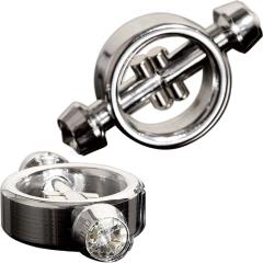 Metal Worx Magnetic Nipple Clamps, Silver