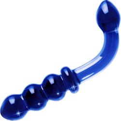 Icicles No 31 Glass G-Spot Dong 7.25 Inch, Blue