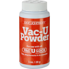 Doc Johnson Vac U Lock Powder, 1 ounce (28 g), Boxed