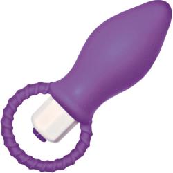 Elite Collection Pleaser Silicone Personal Vibrator, 4.25 Inch, Sexy Purple