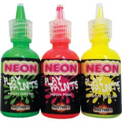 Neon Body Paint 3 Pack Card