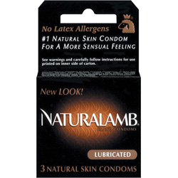 Trojan NaturaLamb Luxury Latex Free Condoms, 3 Pack