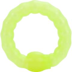 CalExotics Pearl Beaded Prolong Ring, 1.5 Inch, Glow-in-the-Dark