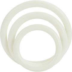 CalExotics Tri Rings Stretchy Cockring Set, Glow-in-the-Dark