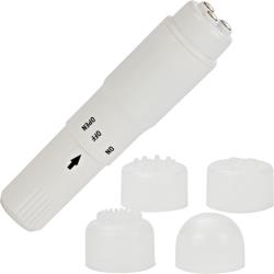 CalExotics Compact WaterPro Mini Vibrator, 4 Inch, White