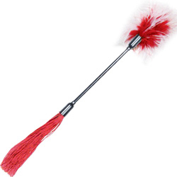 Sex and Mischief S&M Whipper Tickler, Red and White