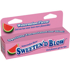 Sweeten`D Blow Oral Pleasure Gel, 1.5 ounce (45 mL), Watermelon