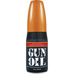 Gun Oil Premium Silicone Personal Lubricant, 4 fl.oz (120 mL)