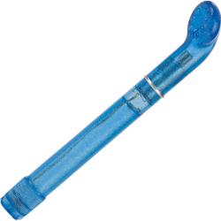 CalExotics Clit Exciter Clitoral Encaser Vibe with Love Dots, 7.5 Inch, Blue
