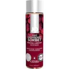 JO H2O Flavored Intimate Lubricant, 4 fl.oz (120 mL), Raspberry Sorbet