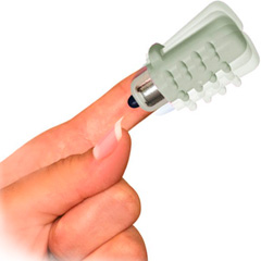 Frisky Fingers Silicone Vibrating Bullet, 2 Inch, Glow in the Dark