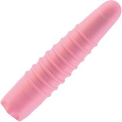 Silky Saturn EZ Push Waterproof Personal Vibrator, 6 Inch, Sensual Pink