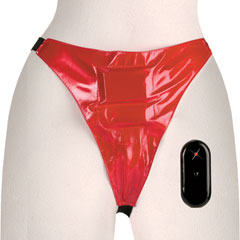 Pulsating and Vibrating Ruby Panty with Remote Control