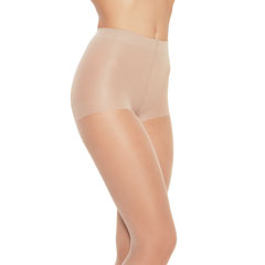 Leg Avenue Shaping Control Top Pantyhose, One Size, White