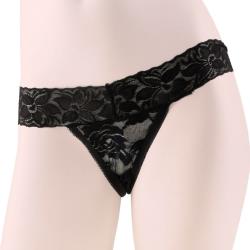 Fetish Fantasy Limited Edition Remote Control Vibrating Panties, One Size, Black