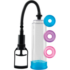 Pump Worx Cock Trainer Pump System, 7.75 Inch by 2.5 Inch, Clear/Black