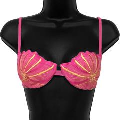 Necessary Objects Sexy Shell Flexible Underwire Bra, 34B, Pink