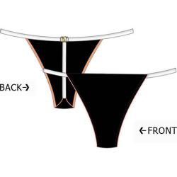 Necessary Objects Barely Nude T-Bar Panty, Medium, Classic Black