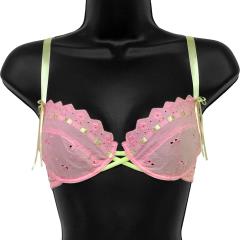 Necessary Objects Lost in Paradise Soft Cup Bra, 36B, Pink