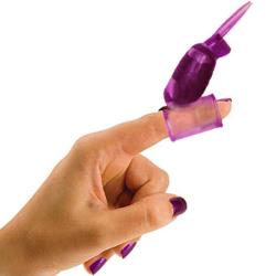Clitoral Rabbit Multi Speed Finger Vibrator, Sexy Purple