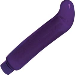 Jelly G-Spot Waterproof Vibrator, 8 Inch, Purple