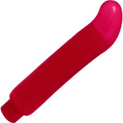 Jelly G-Spot Waterproof Vibrator, 8 Inch, Red