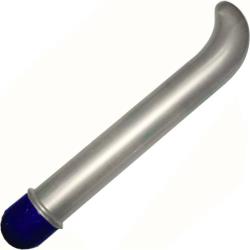 OptiSex Multispeed G Spot Personal Vibe, 7.5 Inch, Silver/Blue