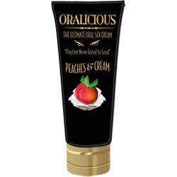 Oralicious: The Ultimate Oral Sex Cream, 2 oz, Peaches and Cream