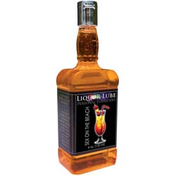 Liquor Lube Flavored Personal Lubricant, 4 fl.oz (120 mL), Sex On The Beach