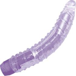 Nasstoys Orgasmic Gels Sensuous Bendable Vibrator, 8 Inch, Purple
