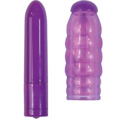 Nasstoys 3 Speed Orgasmic Stimulator Swirl Bullet Vibe, 3 Inch, Purple