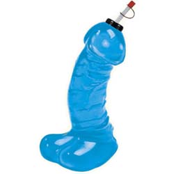 Hott Products Big Dicky Chug Sports Bottle, 16 oz, Blue